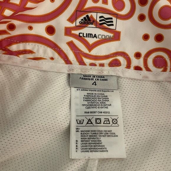 Adidas Climacool Womens Pink/Orange Stretch Pockets Athletic Skort Size 4 - Picture 2 of 11